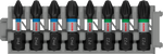 Bosch Pro Impact Bit Set, PH2 (x5), PZ2 (x5), T20 (x5), T25 (x5), T30 (x5), 25 mm, Display, 10 x 25-tlg.