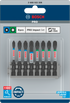 Bosch Pro Impact Bit Set, PH2 (x5), PZ2 (x5), T20 (x5), T25 (x5), T30 (x5), 25 mm, Display, 10 x 25-tlg.