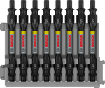 Bosch Pro Impact Schrauberbit mit Doppelklingen und Pick and Click-Einsätzen, PH2, 65 mm