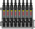 Bosch Pro Impact Schrauberbit mit Doppelklingen und Pick and Click-Einsätzen, PH2, 65 mm
