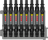 Bosch Pro Impact Schrauberbit mit Doppelklingen und Pick and Click-Einsätzen, PH2, 65 mm