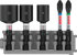 Bosch PRO Impact Set mit Steckschlüsseln und Pick and Click-Index, PH2x50, PZ2x50, NS8x50, NS10x50, NS13x50 mm, 5-tlg.