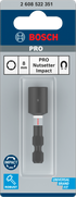 Bosch PRO Nutsetter Impact, 1/4" x 65 mm, 2 9/16" x 65 mm - MELTEC GmbH