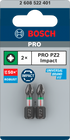 Bosch Pro Pozidriv Impact Bit, PZ2, 90 mm