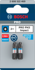 Bosch Pro Phillips Impact Bit, PH2, 90 mm