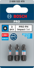 Bosch Pro Phillips Impact Bit, PH2, 90 mm