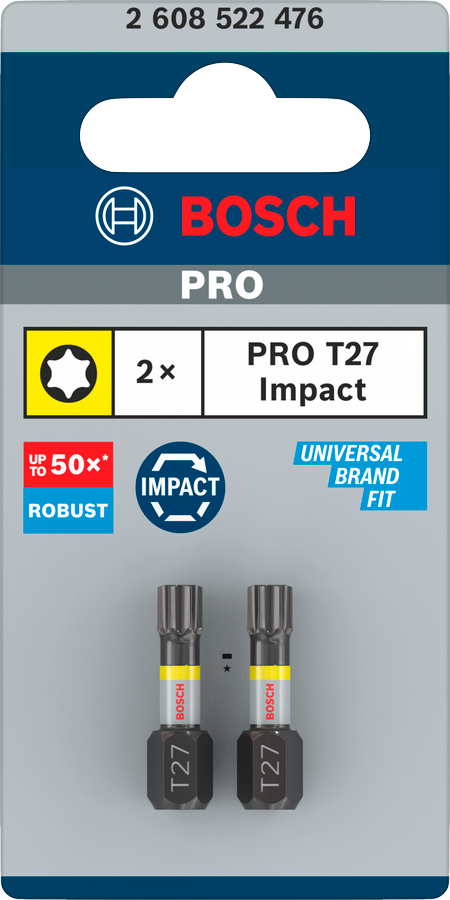 Bosch Pro Torx Impact Bit, T20, 90 mm