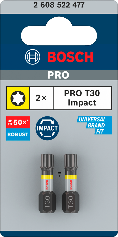 Bosch Pro Torx Impact Bit, T20, 90 mm