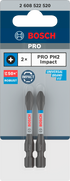 Bosch Pro Phillips Impact Bit, PH2, 90 mm
