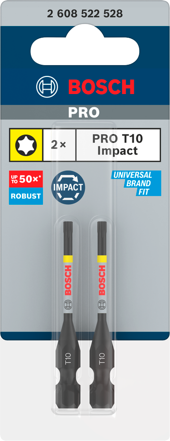 Bosch Pro Torx Impact Bit, T20, 90 mm