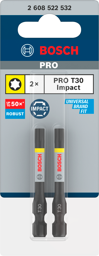 Bosch Pro Torx Impact Bit, T20, 90 mm