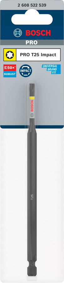 Bosch Pro Torx Impact Bit, T20, 90 mm