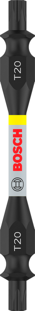 Bosch Pro Impact Schrauberbit mit Doppelklingen und Pick and Click-Einsätzen, PH2, 65 mm