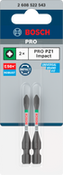 Bosch Pro Pozidriv Impact Bit, PZ2, 90 mm