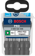Bosch Pro Pozidriv Impact Bit, PZ2, 90 mm