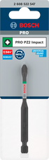 Bosch Pro Pozidriv Impact Bit, PZ2, 90 mm