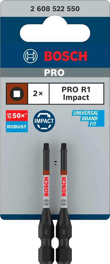 Bosch Pro Robertson Impact Bit, R2, 150 mm