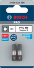 Bosch Pro Hex Impact Bit, H5, 25 mm, 2-tlg.
