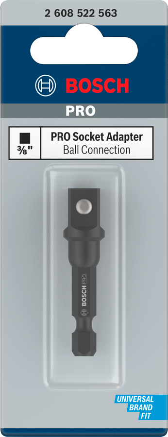 Bosch PRO Socket Adapter mit Kugelverbindung, 1/2", 50 mm - MELTEC GmbH