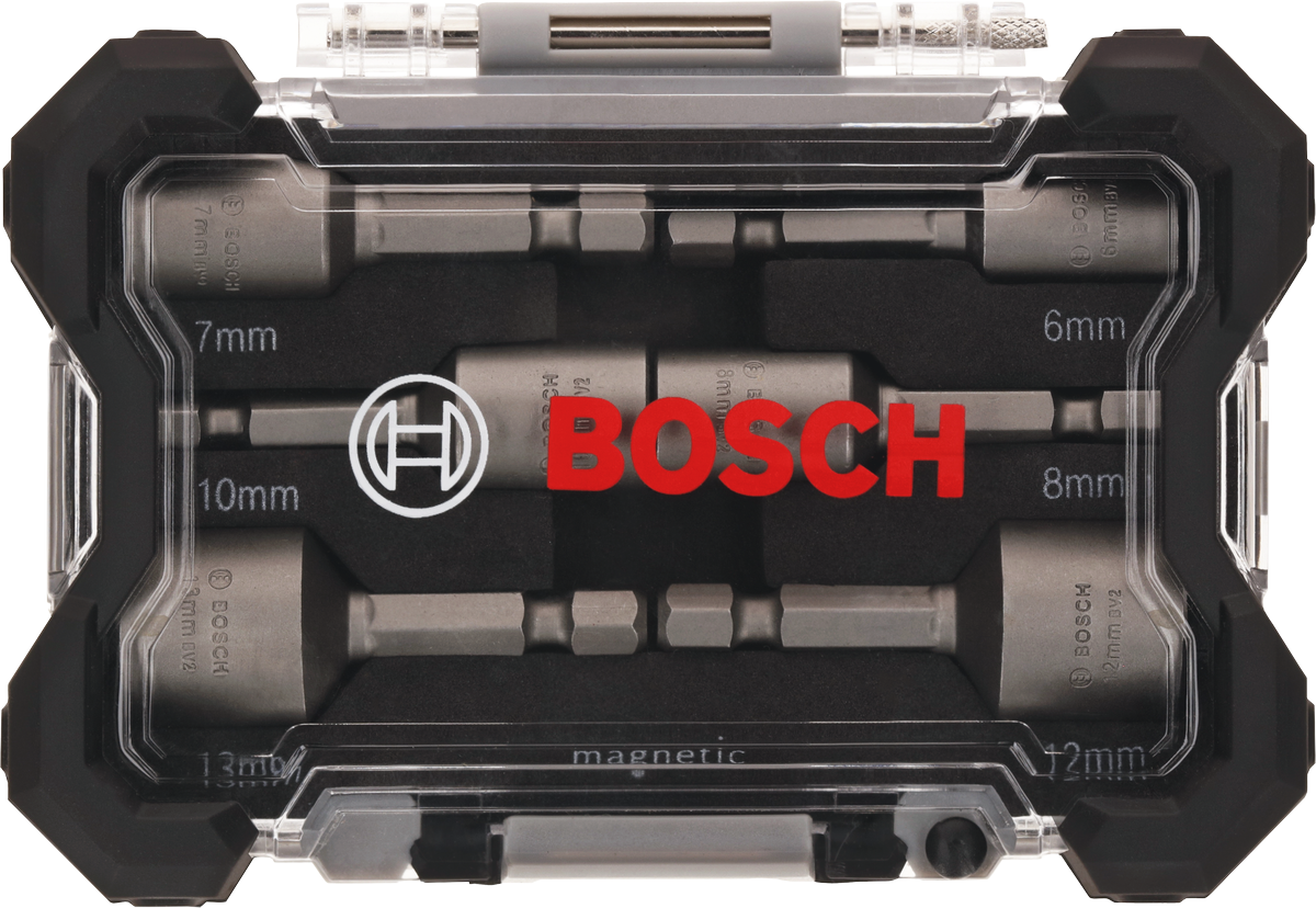 Bosch 6-teiliges Steckschlüssel-Set, 6–13 mm - MELTEC GmbH