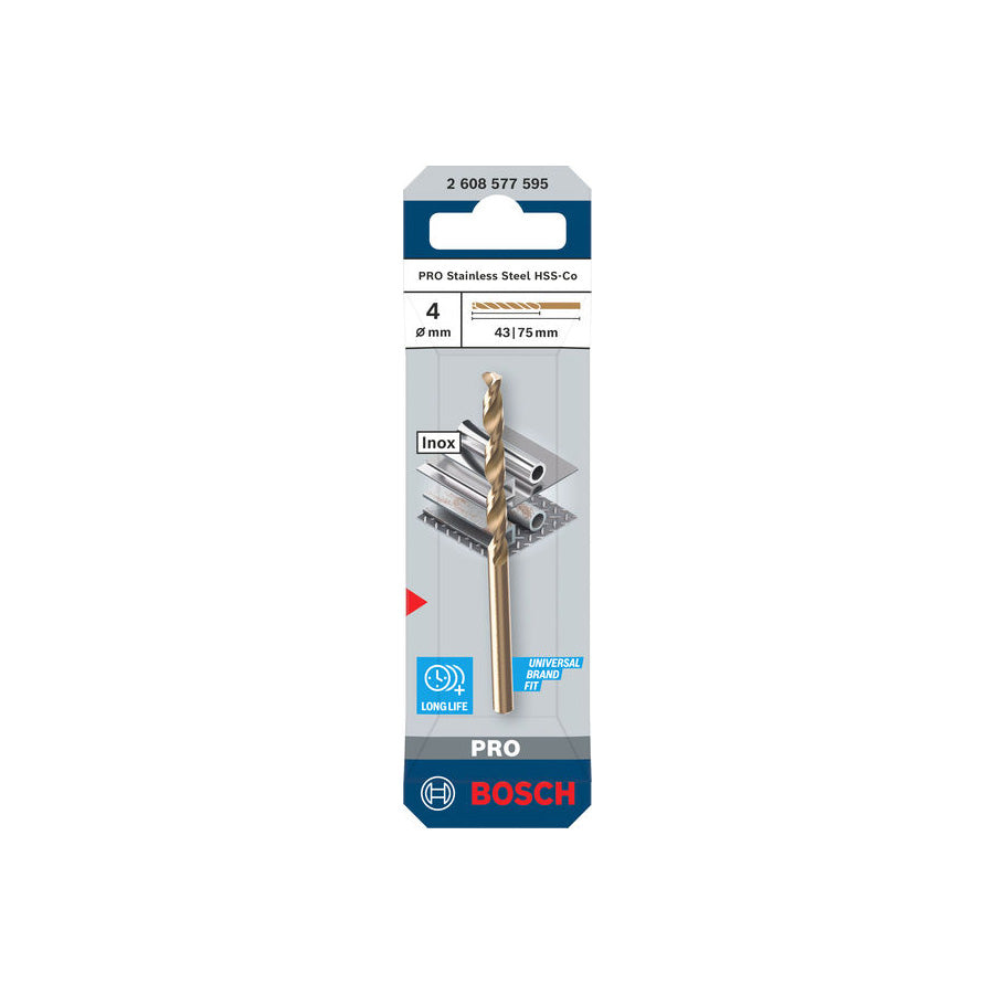 Bosch PRO Stainless Steel HSS-Co Spiralbohrer
