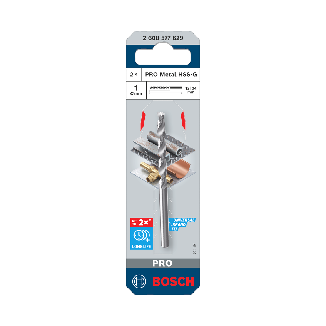 Bosch PRO Metal HSS-G Spiralbohrer