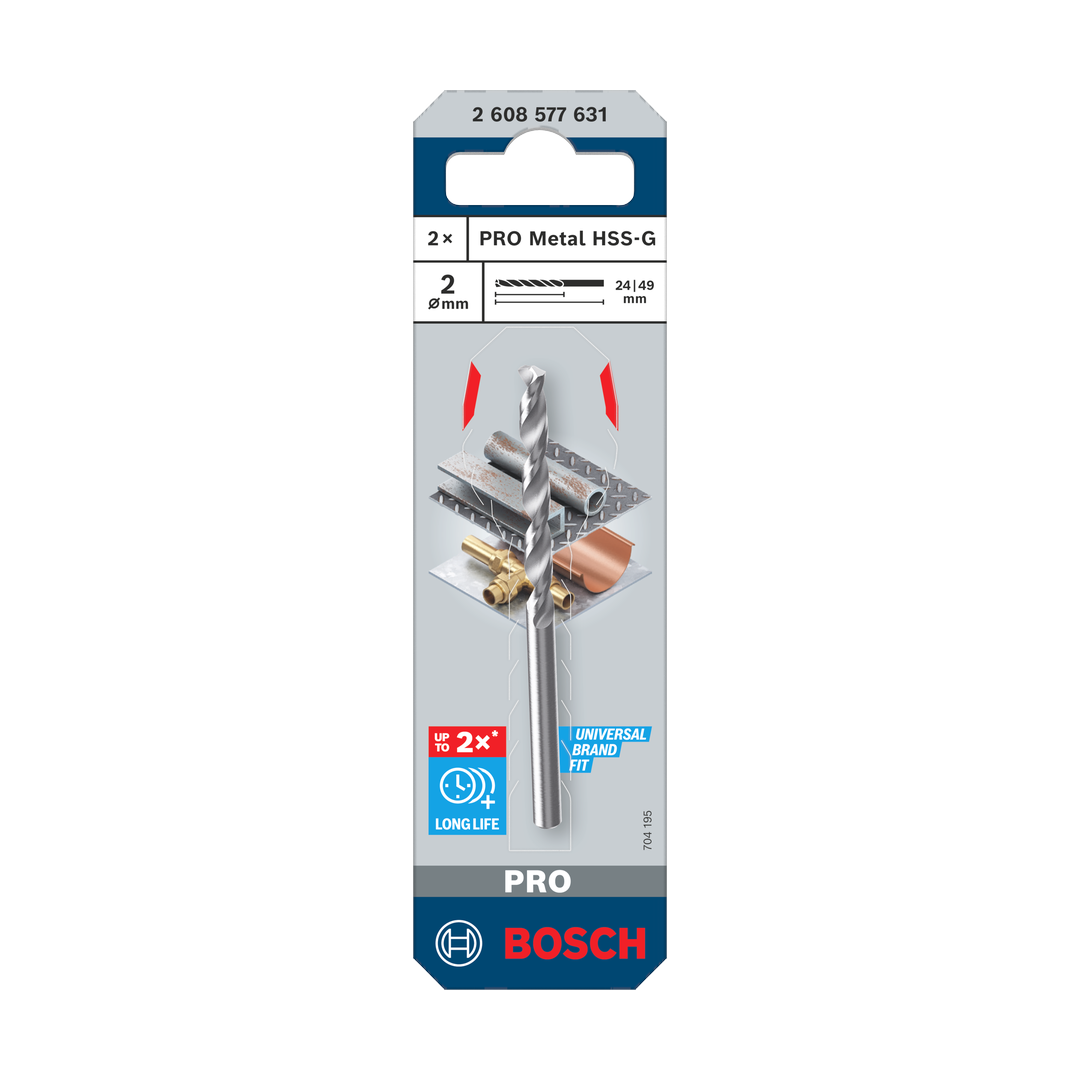 Bosch PRO Metal HSS-G Spiralbohrer