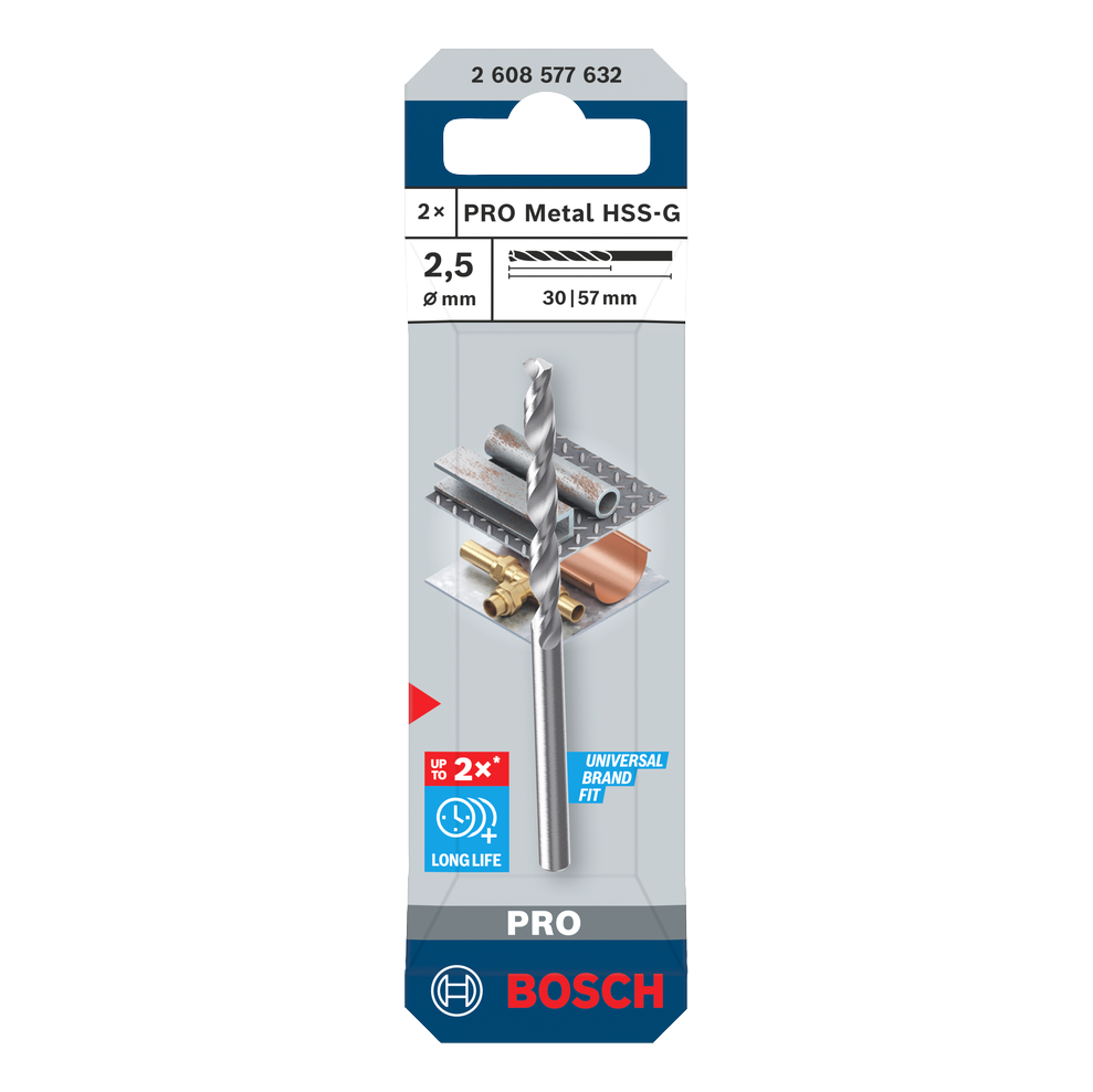 Bosch PRO Metal HSS-G Spiralbohrer