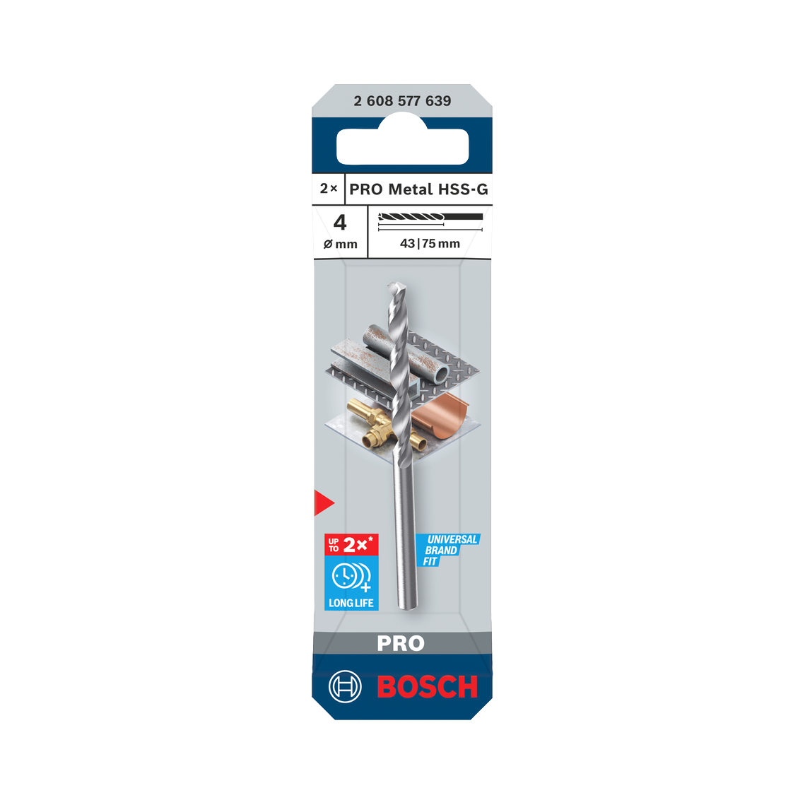 Bosch PRO Metal HSS-G Spiralbohrer