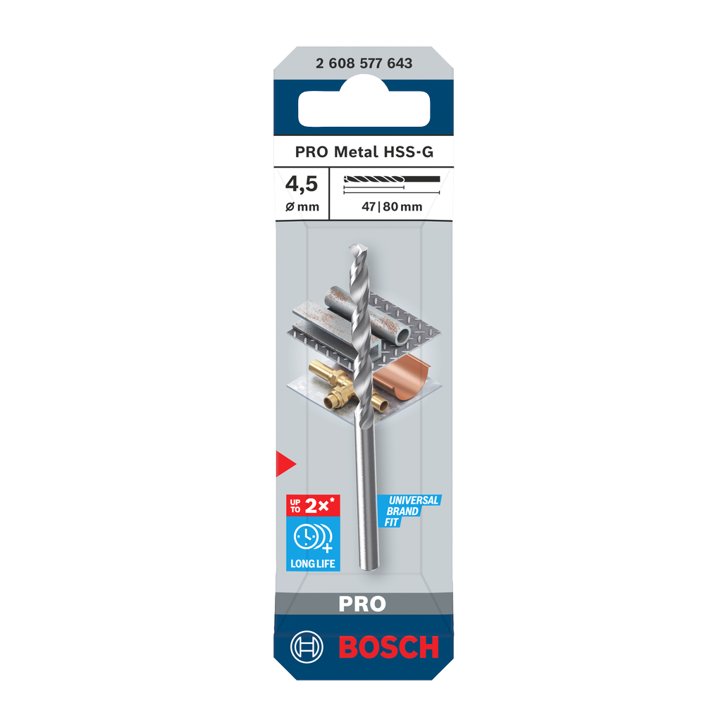 Bosch PRO Metal HSS-G Spiralbohrer