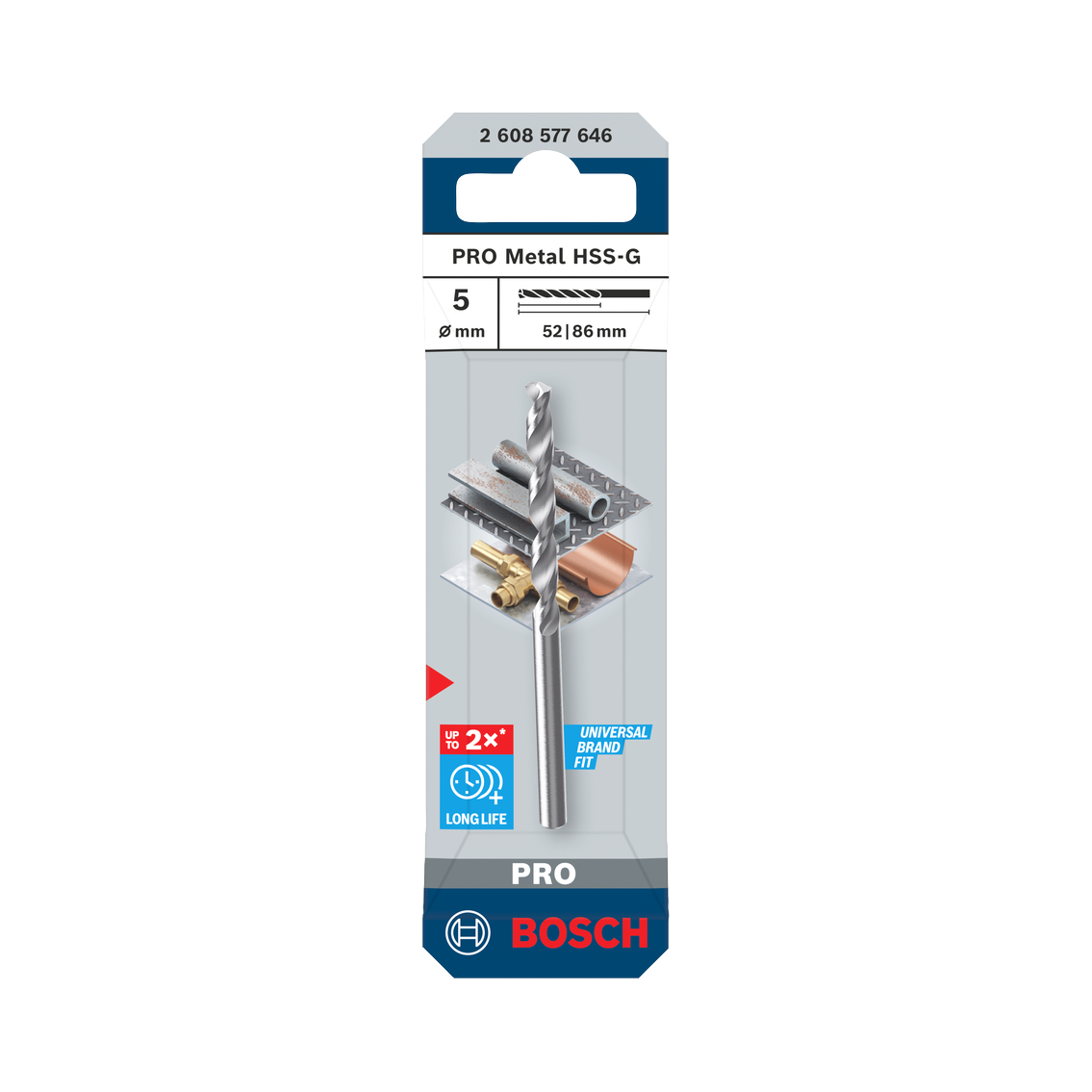 Bosch PRO Metal HSS-G Spiralbohrer