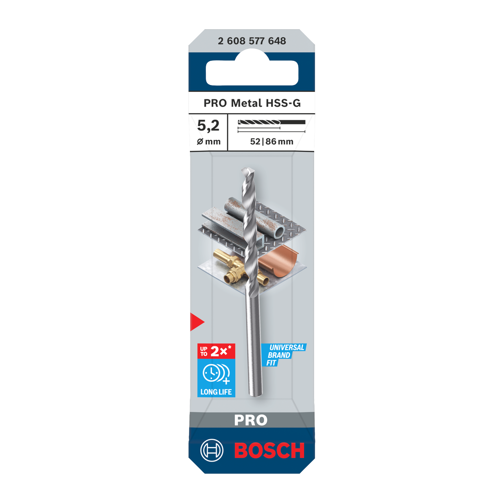 Bosch PRO Metal HSS-G Spiralbohrer
