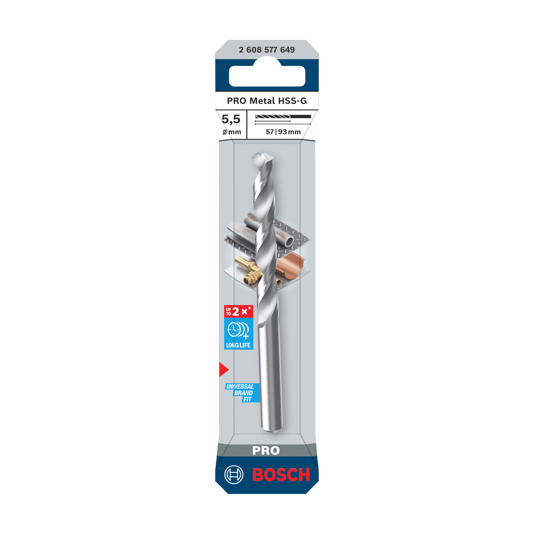 Bosch PRO Metal HSS-G Spiralbohrer