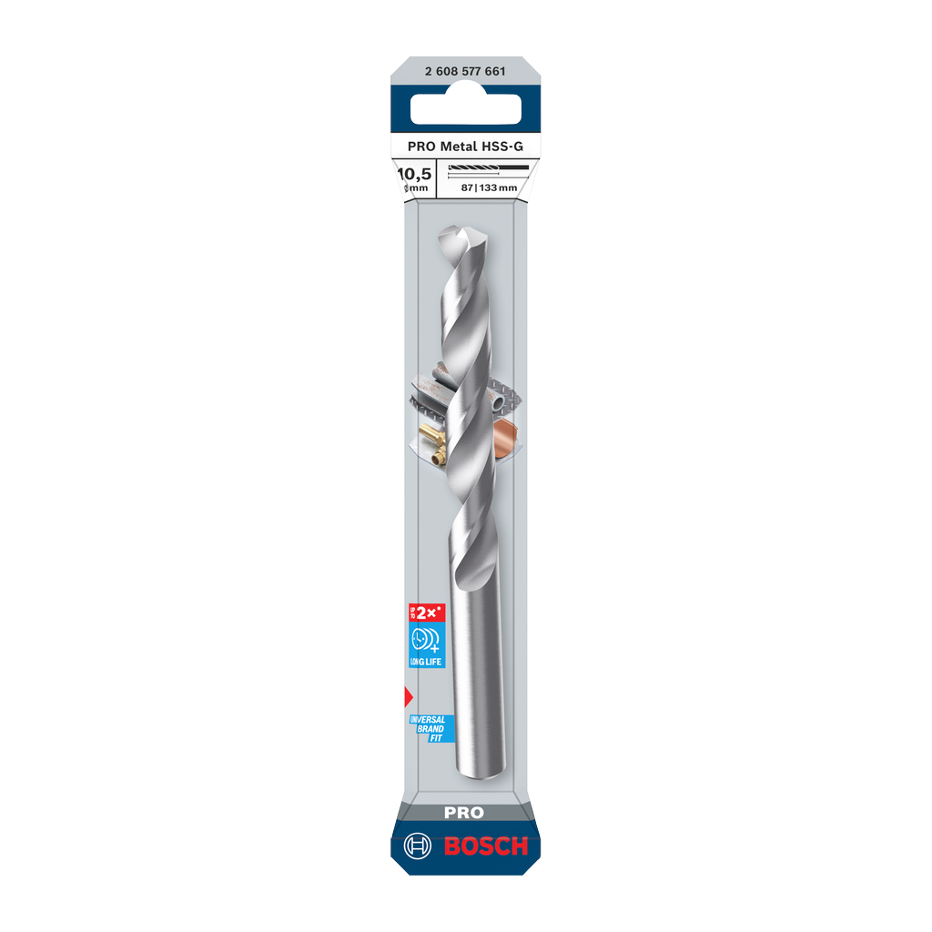 Bosch PRO Metal HSS-G Spiralbohrer