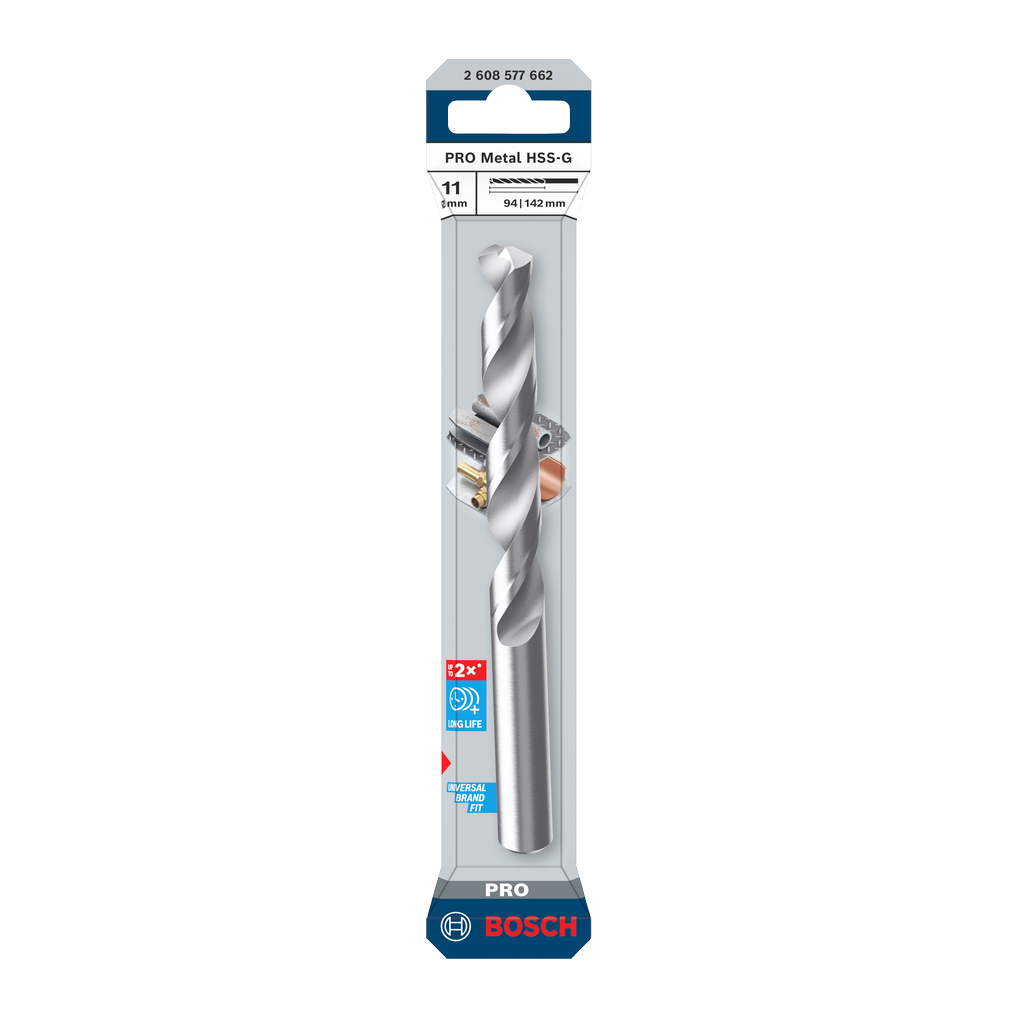 Bosch PRO Metal HSS-G Spiralbohrer