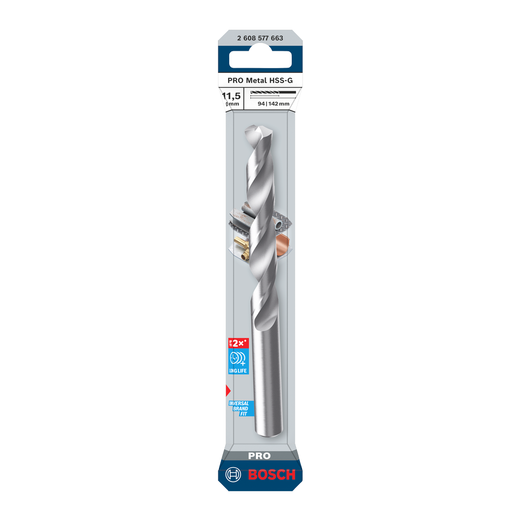 Bosch PRO Metal HSS-G Spiralbohrer