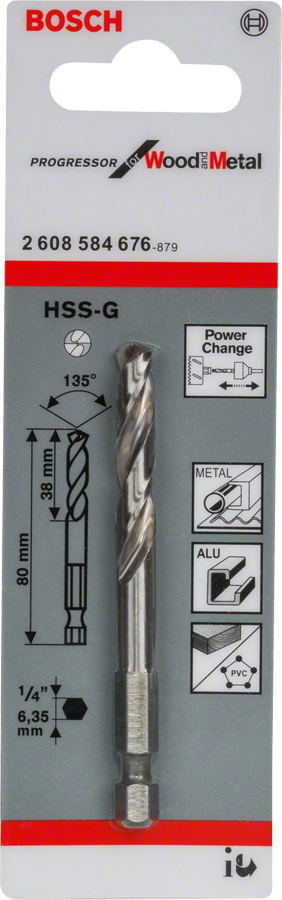 Bosch Zentrierbohrer HSS-G