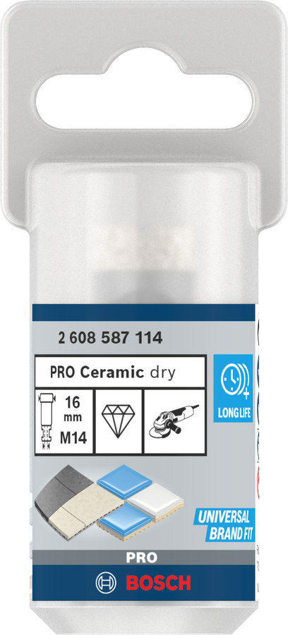 Bosch PRO Ceramic Trockenbohrkrone, 14 × 30 ×14 mm