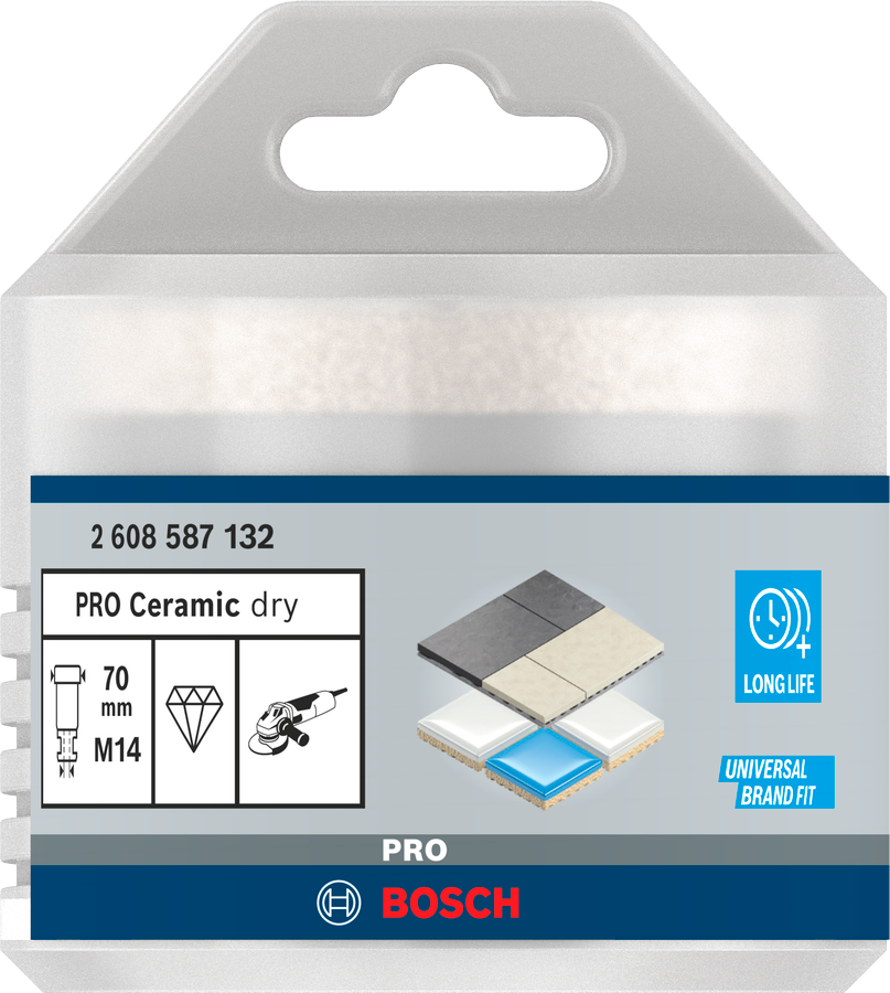 Bosch PRO Ceramic Trockenbohrkrone, 14 × 30 ×14 mm