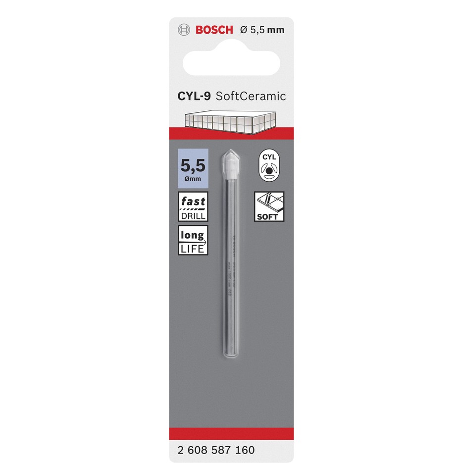 Bosch Fliesenbohrer CYL-9 Ceramic
