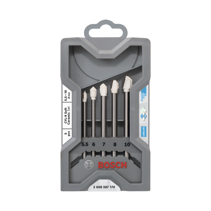 Bosch CYL-9 Ceramic dry Fliesenbohrer-Set