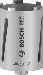 Bosch PRO Trockenbohrkrone, 102 x 150 mm, G 1/2 Zoll