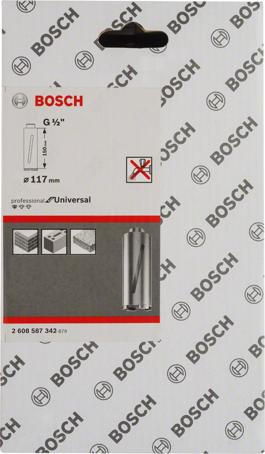 Bosch Diamanttrockenbohrkrone G 1/2