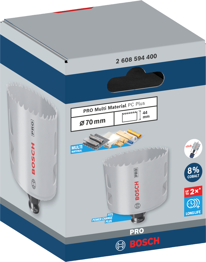 Bosch PRO Multi Material PC Plus Lochsäge, 210 mm