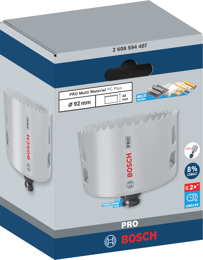 Bosch PRO Multi Material PC Plus Lochsäge, 210 mm