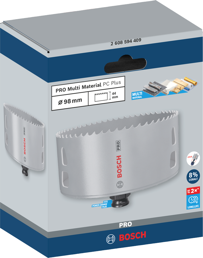 Bosch PRO Multi Material PC Plus Lochsäge, 210 mm