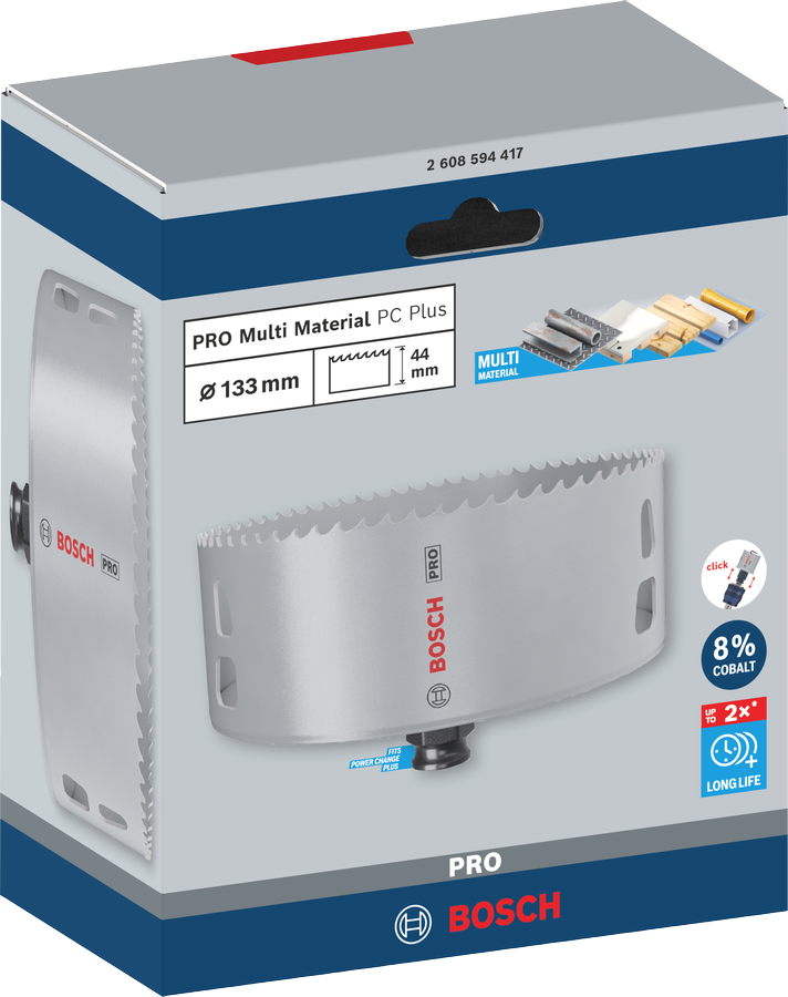 Bosch PRO Multi Material PC Plus Lochsäge, 210 mm