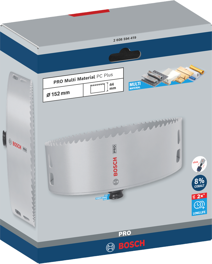 Bosch PRO Multi Material PC Plus Lochsäge, 210 mm
