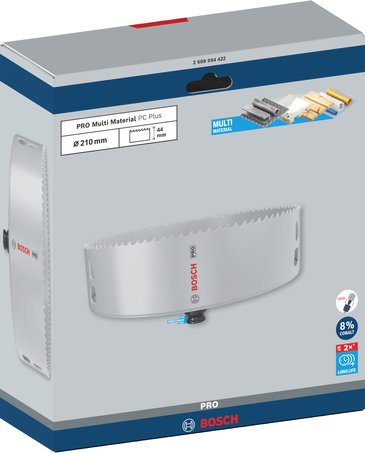 Bosch PRO Multi Material PC Plus Lochsäge, 210 mm