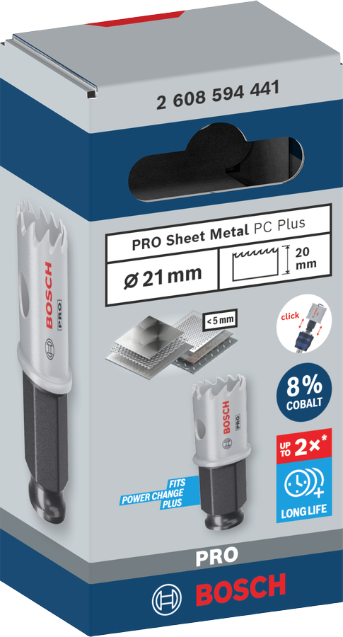 Bosch PRO Sheet Metal PC Plus Lochsäge, 16 mm